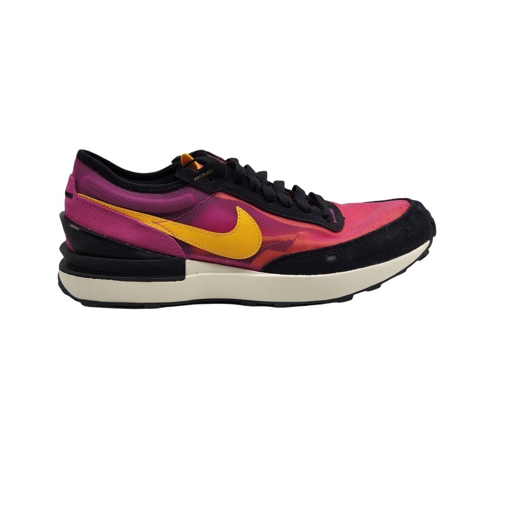 Nike Waffle One GS Active Fuchsia University Gold Kids Shoes DC0481 600 Size 7Y‎